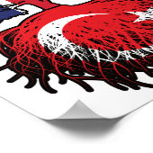 Turkije Turks-Brits Verenigd Koninkrijk Verenigd K Poster (Hoek)
