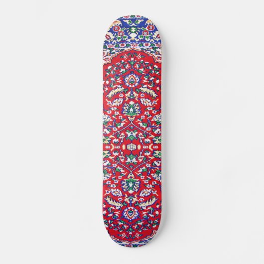 Turkije, Turks textiel kledingpatroon Skateboard (Voorkant)