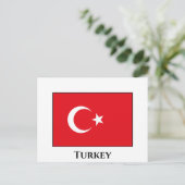 Turkije (Turkse vlag) Briefkaart (Staand voorkant)