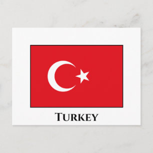 Turkije (Turkse vlag) Briefkaart