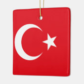 Turkije (Turkse vlag) Keramisch Ornament (Links)