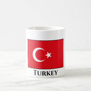 Turkije (Turkse vlag) Koffiemok