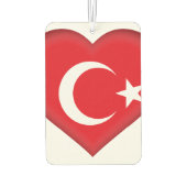 Turkije (Turkse vlag) Luchtverfrisser (Achterkant)
