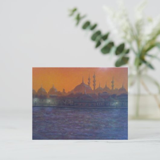Turkije - Turkye - Istanbul Briefkaart (Staand voorkant)