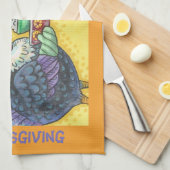 TURKIJE TWINS EN ALLE FIXINS THANKSGIVING TOWEL THEEDOEK (Quarter Fold)