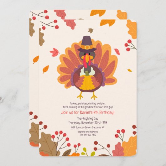 Turkije Uitnodiging (Voorkant / Achterkant)