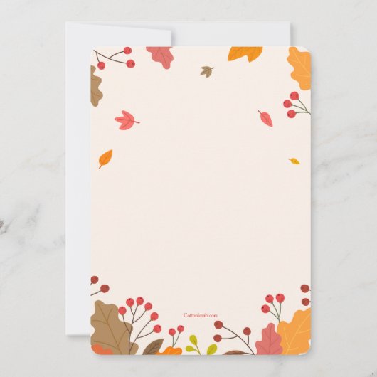 Turkije Uitnodiging (Achterkant)