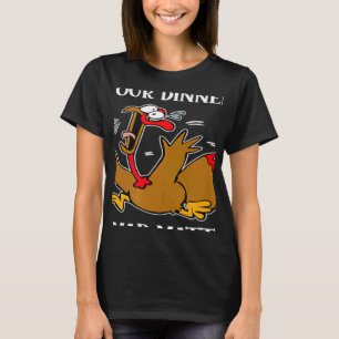Turkije - uw diner - stop - kalkoenen Thanksgivi T-shirt