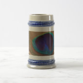 Turkije Veer grijs/Blue 22 oz Stein Bierpul (Center)