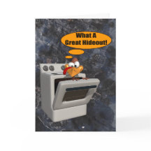 Turkije verbergt Thanksgiving Kaart