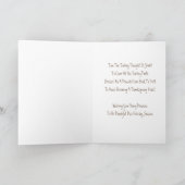 Turkije verkleed als een pauw grappige Thanksgivin Feestdagen Kaart (Binnen)