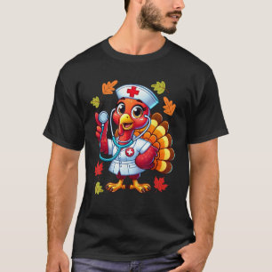 Turkije Verpleegkundige Graphic Thanksgiving Verpl T-shirt