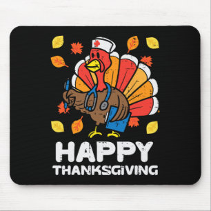 Turkije Verpleegster Happy Thanksgiving Scrub ICU Muismat