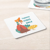 Turkije vibes alleen papier Bord Kartonnen Onderzetters (Schuin)