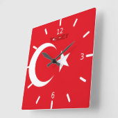 Turkije vierkante klok (Hoek)