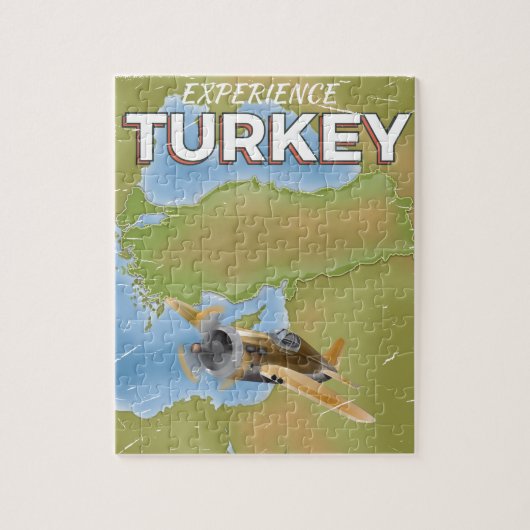 Turkije vintage reisposter legpuzzel (Verticaal)
