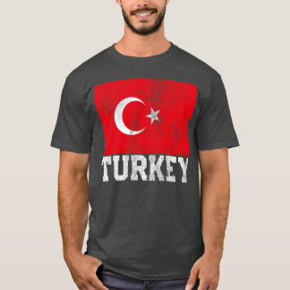 Turkije vlag Familie trots Cory Nation familie T-shirt