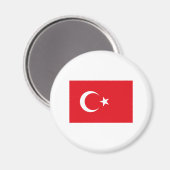 Turkije VLAG Internationaal Magneet (Voorkant / Achterkant)