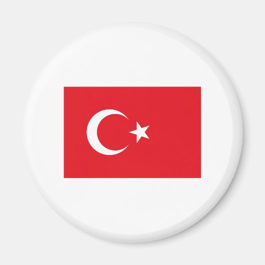 Turkije VLAG Internationaal Magneet (Voorkant)