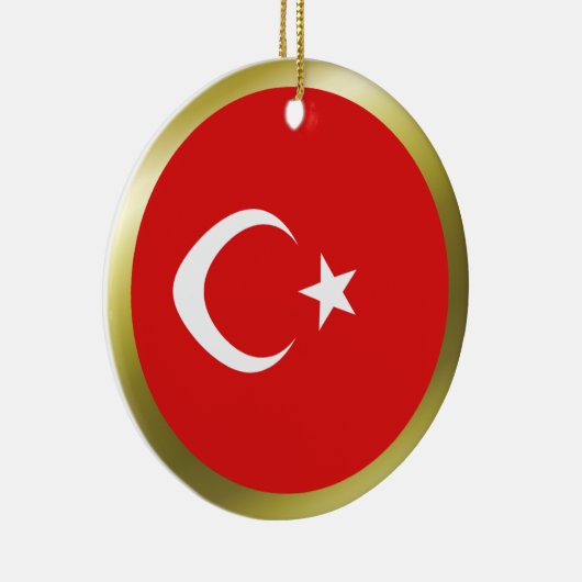 Turkije-vlag Keramisch Ornament (Rechts)