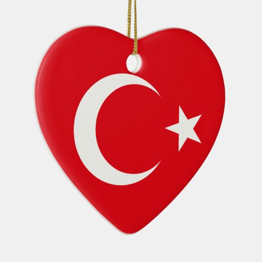 Turkije-vlag Keramisch Ornament (Rechts)