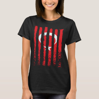Turkije vlag liefde trotse Turkse mensen BACKPRINT T-shirt