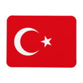 Turkije Vlag Premium Magneet (Horizontaal)
