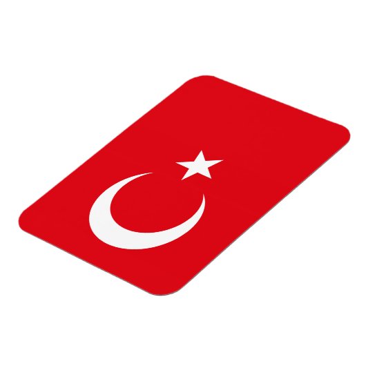 Turkije Vlag Premium Magneet (Linkerzijde)