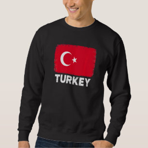 Turkije Vlag Steun Turkse Mensen Vrouwen Mannen Trui