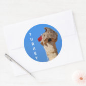 Turkije vlag Sticker (Envelop)