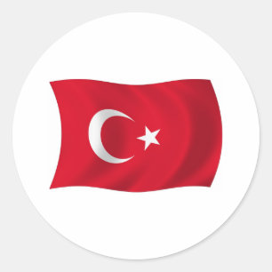 Turkije Vlag Sticker