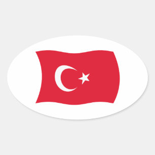 Turkije Vlag Sticker