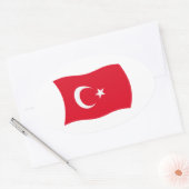 Turkije Vlag Sticker (Envelop)