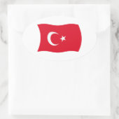 Turkije Vlag Sticker (Tas)