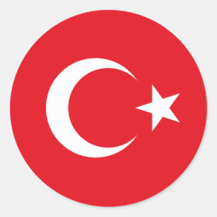 Turkije Vlag Sticker – Turkse Trots