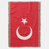 Turkije vlag Turkije Deken (Voorkant Verticaal)