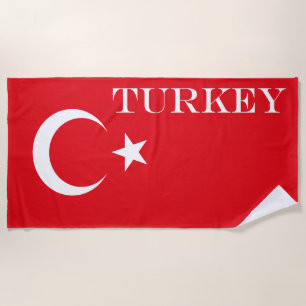 Turkije vlag Turkije Strandlaken