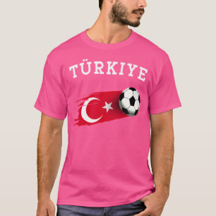 Turkije Vlag Turkije Vlag Turks Voetbal Turks Foo T-shirt