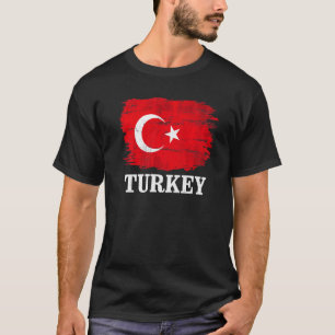  Turkije - vlag voor het Turks T-shirt
