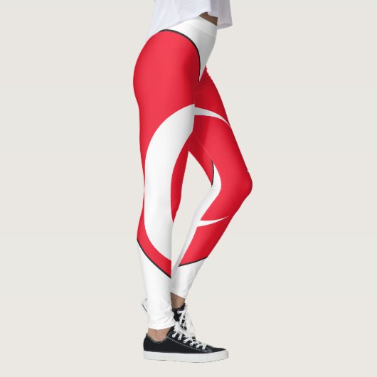 Turkije - Vlaggenhart Leggings (Rechts)