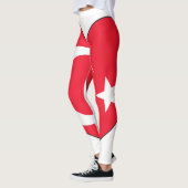 Turkije - Vlaggenhart Leggings (Links)