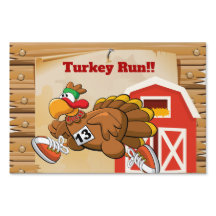 Turkije voert Fundraiser Large SpeedySigns Yard Si
