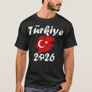 Turkije Voetbal Supporter 2026 Voetbalfan Turks T-shirt