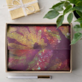 Turkije Vogel Bloemen Rood Geel Whimsical Decoupag Tissuepapier (Geschenk)