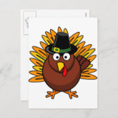 Turkije voor de Vakantie van de Thanksgiving Feestdagenkaart (Voorkant / Achterkant)