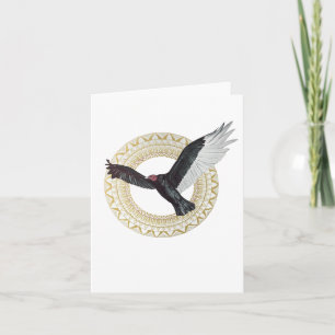 Turkije Vulture Folded Note Card Kaart