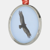 Turkije Vulture Metalen Ornament (Links)
