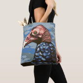 Turkije Vulture Portrait Tote Bag (Dichtbij)