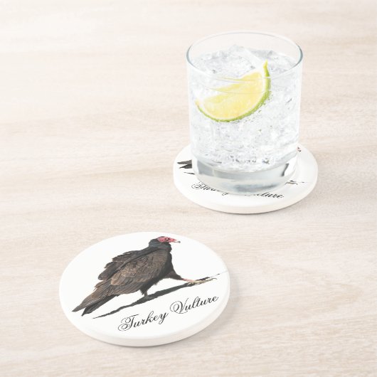 TURKIJE VULTURE ZANDSTEEN ONDERZETTER (Zijkant)