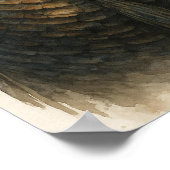 Turkije Waterverf Portret Kunst Poster (Hoek)